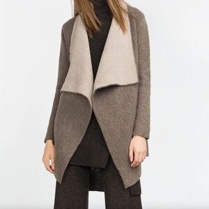 Zara Knit Waterfall Cardigan